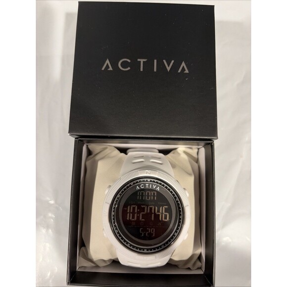 Invicta Accessories - Invicta x Activa men’s watch digital essentials 50mm White Blakc ACW1915-007